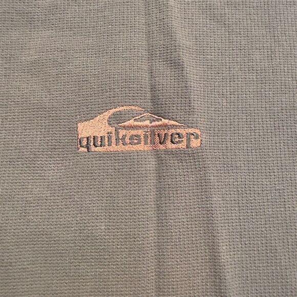 Vintage Quiksilver Men's Green Surf T-Shirt Size M Single-Stitch 90s - Picture 3 of 5